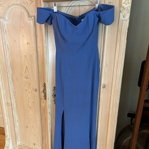 Dress the Population blue gown XXS